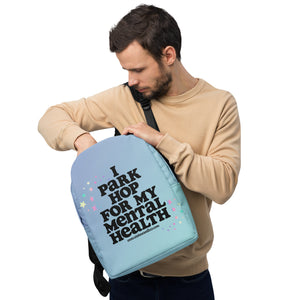 Blue I Park Hop For My Mental Health Minimalist Backpack