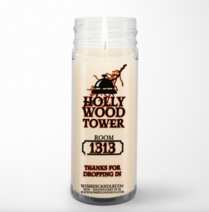 hollywood tower hotel 16oz candle
