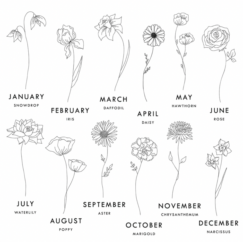 Grandma's Garden Custom Name and Birth Flower Soy Candle