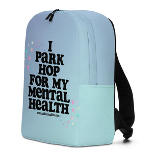 
            
                Load image into Gallery viewer, Blue I Park Hop For My Mental Health Minimalist Backpack
            
        