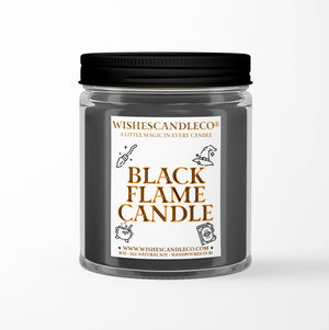 Black Flame Candle