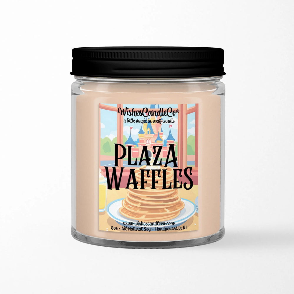 plaza waffles 8oz pin candle