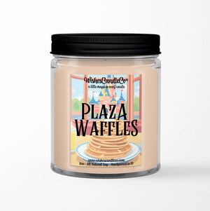 plaza waffles 8oz pin candle