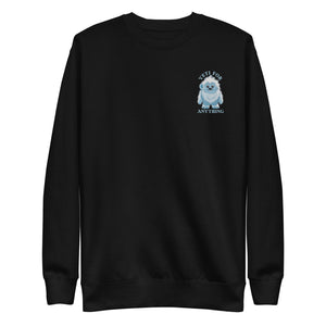 
            
                Load image into Gallery viewer, Yeti For Anything Embroidered Sweatshirt
            
        