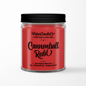 cannonball redd 8oz candle