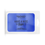 have a nice flight wax tart