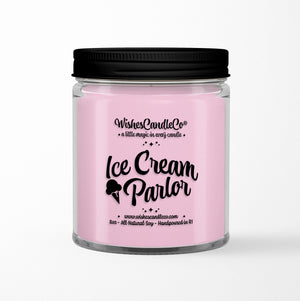ice cream parlor 8oz pin candle