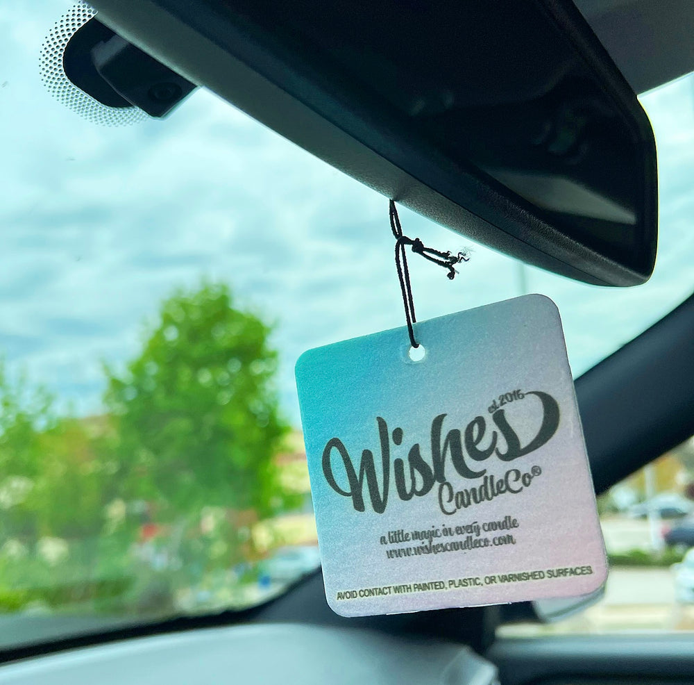 Wishes Candle Co Car Air Freshener