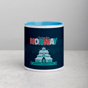 Greetings From - Norway! Color Block Mug